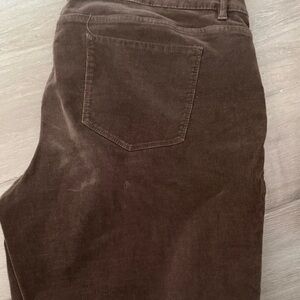 JJill Brown Corduroy Pants